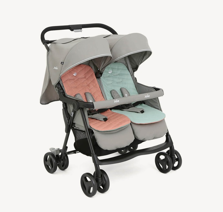 Joie aire twin double stroller lightweight, compact fold